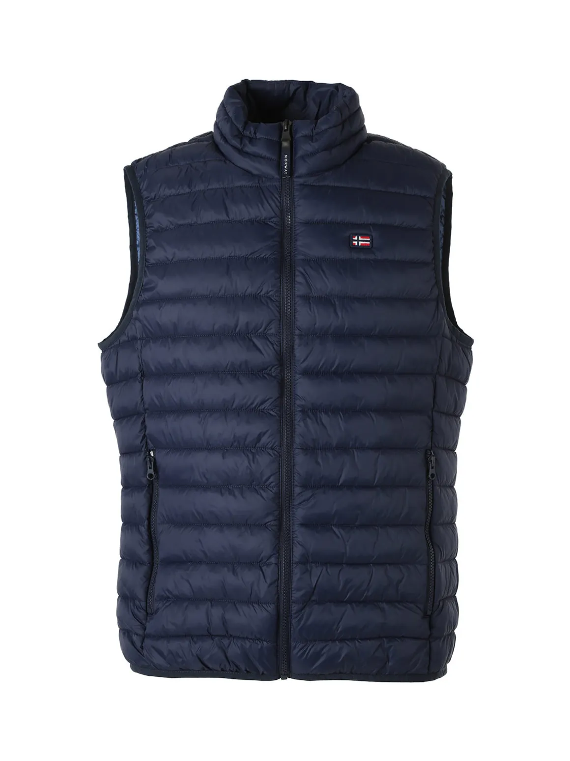 Norway Smanicato imbottito da uomo con zip - blu scuro