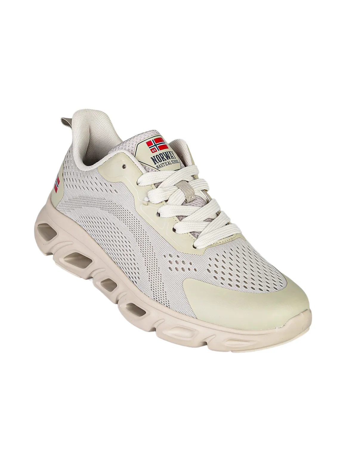 Norway Sneakers da donna sportive in tessuto - beige