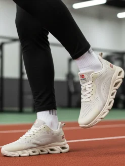 Norway Sneakers da donna sportive in tessuto - beige