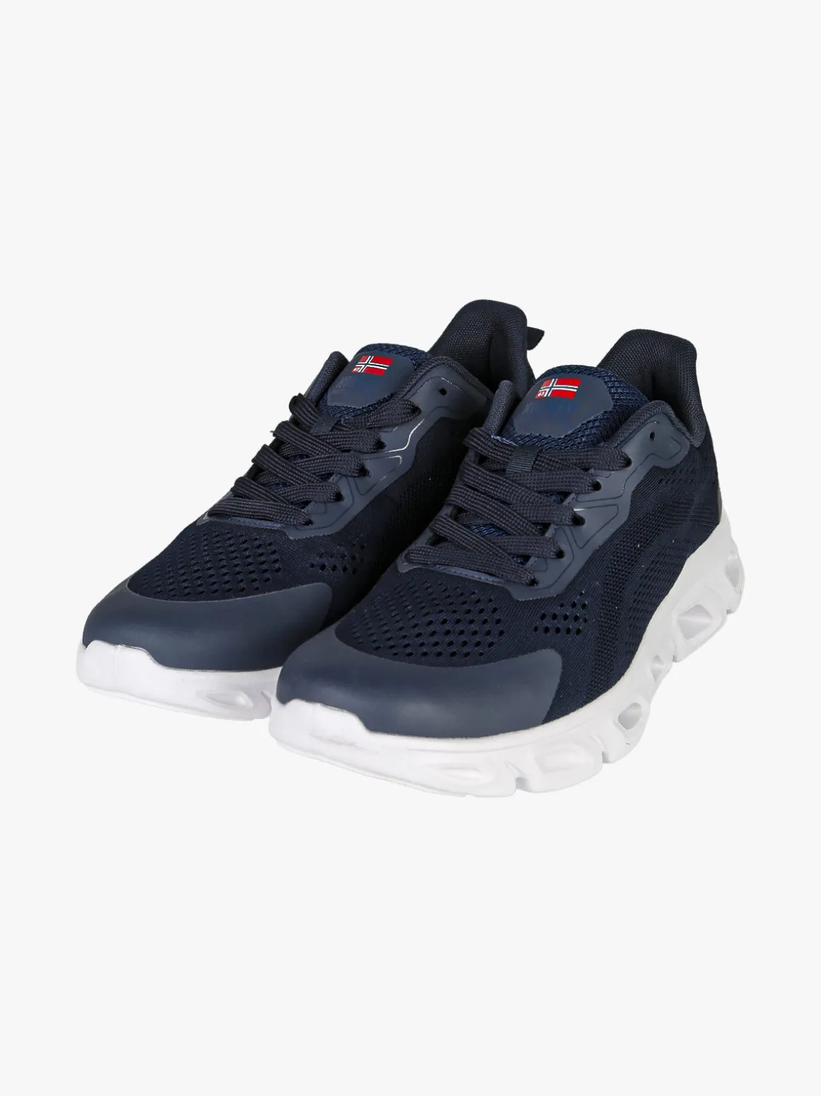 Norway Sneakers da uomo sportive in tessuto - blu scuro