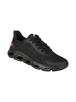 Norway Sneakers da uomo sportive in tessuto - nero