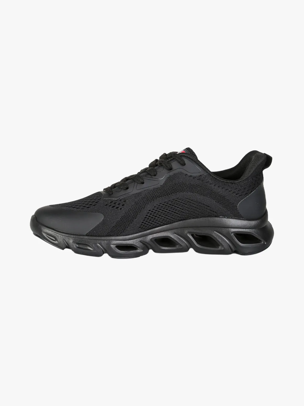 Norway Sneakers da uomo sportive in tessuto - nero