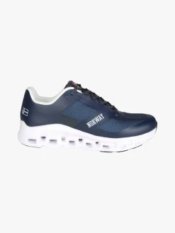 Norway Sneakers sportive da uomo con intersuola geometrica - blu scuro