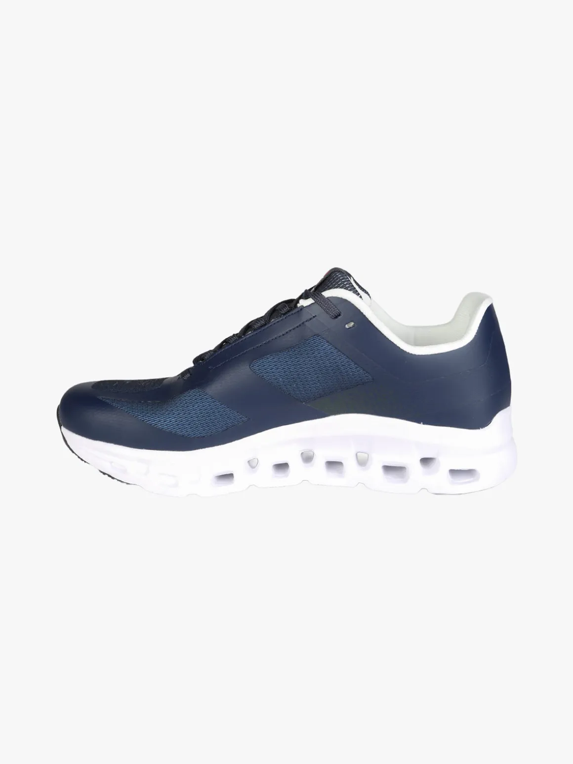 Norway Sneakers sportive da uomo con intersuola geometrica - blu scuro