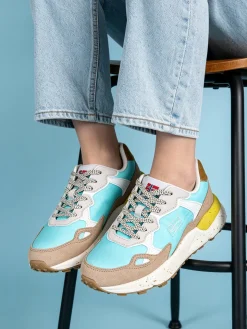Norway Sneakers stringate da donna - acqua marina