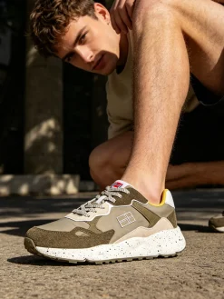 Norway Sneakers stringate da uomo - pistacchio