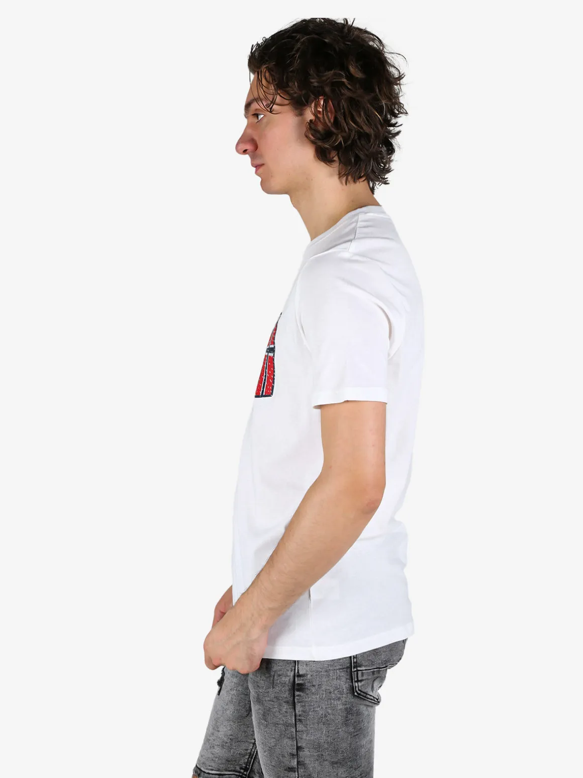 Norway T-shirt da uomo in cotone con stampa