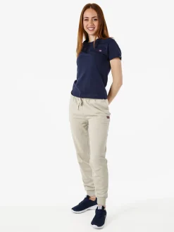 Norway T-shirt donna in cotone con logo - blu scuro