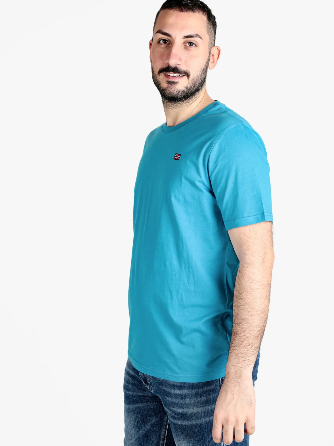 Norway T-shirt uomo in cotone manica corta