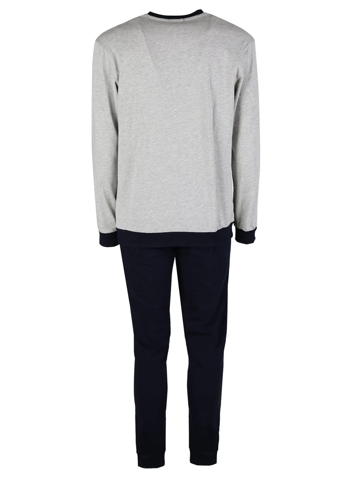 Nottingham Pigiama lungo da uomo in cotone jersey