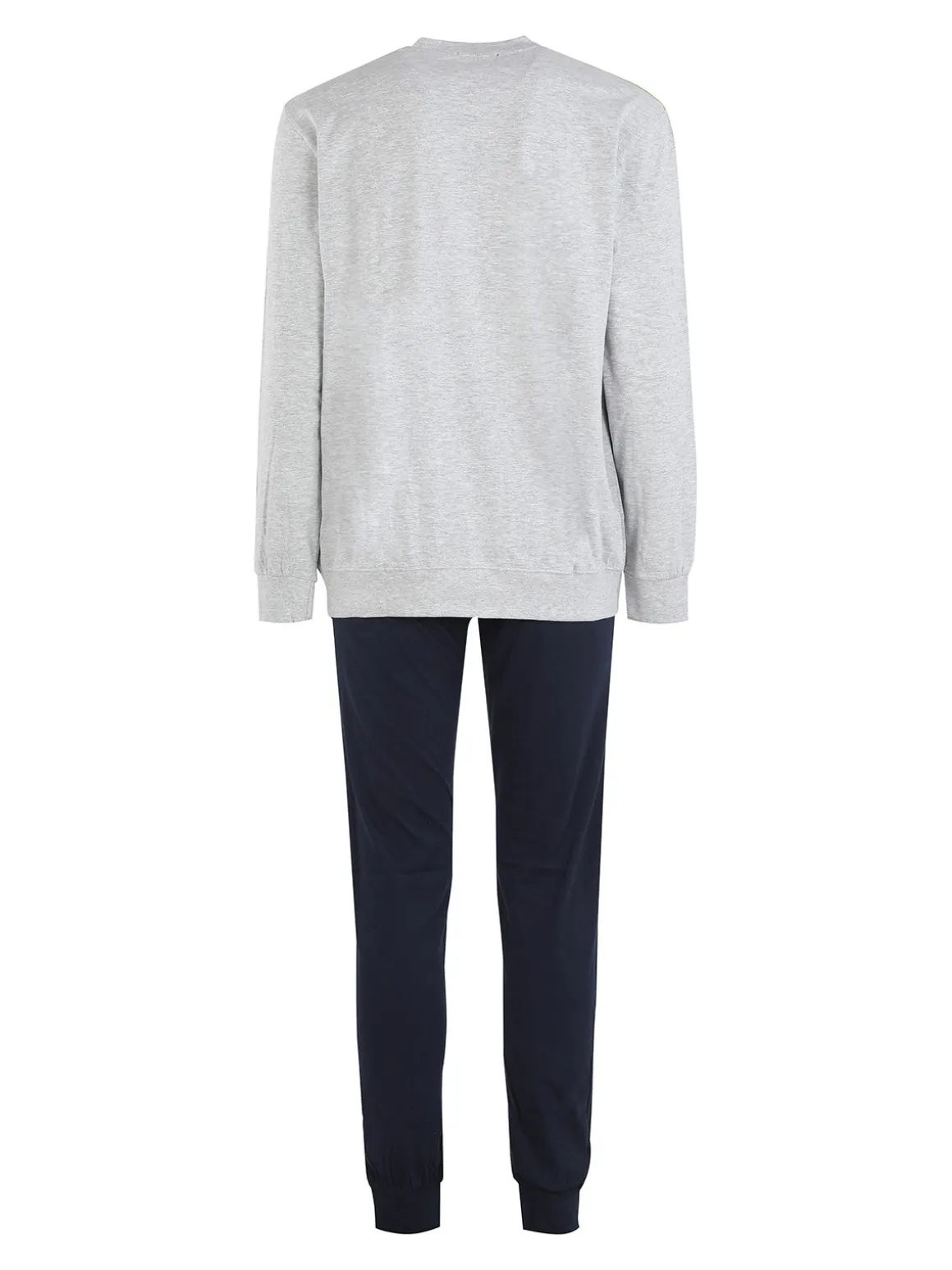 Nottingham Pigiama lungo da uomo in cotone jersey