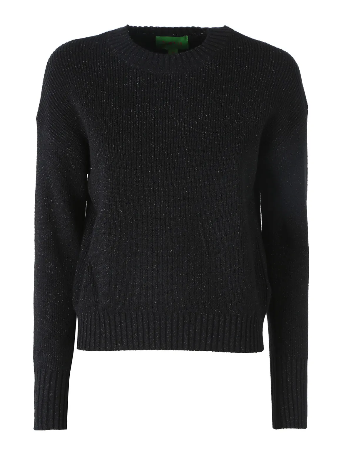 Nova Maglione girocollo da donna lurex - nero