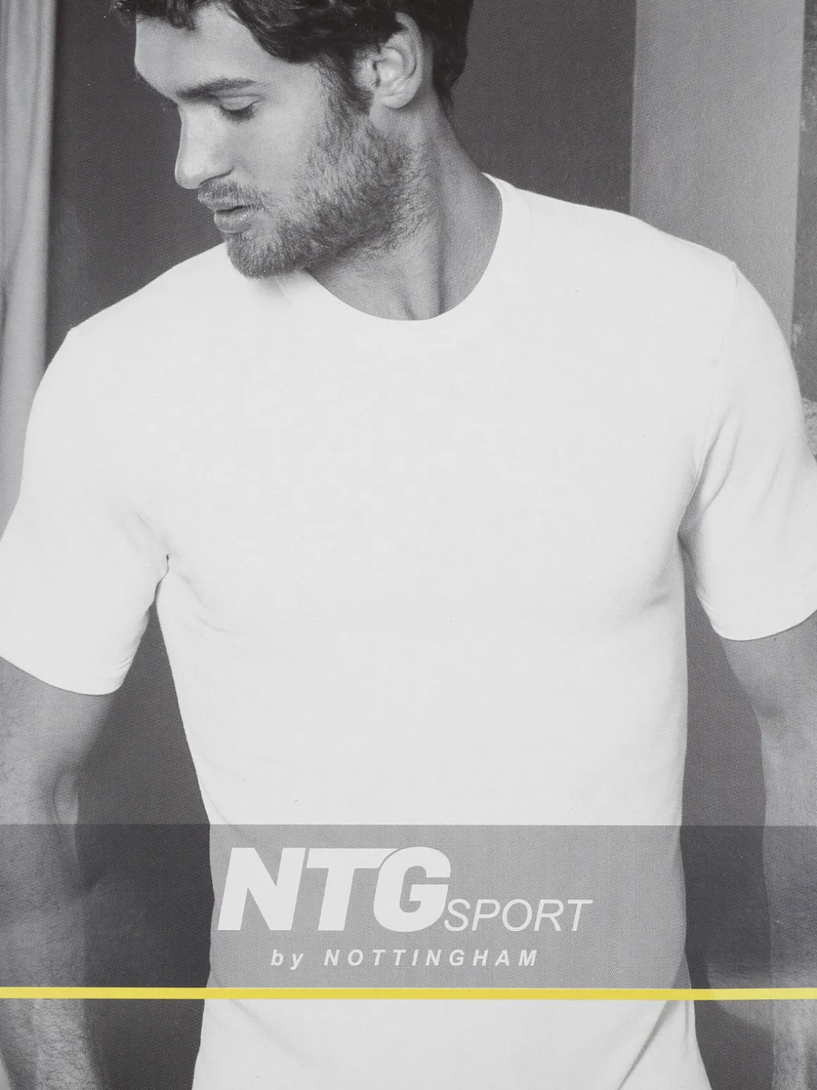 Ntg T-shirt intima da uomo in cotone interlock