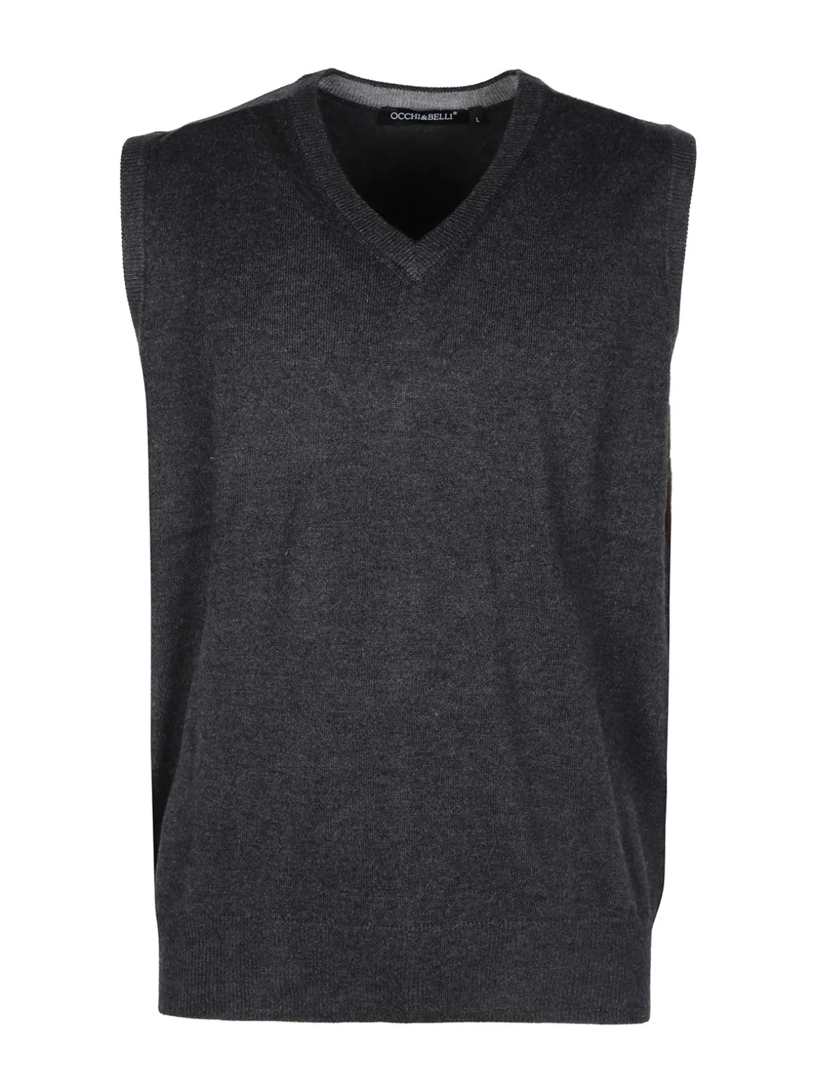 Occhi&Belli Gilet in maglia da uomo in misto cachemire