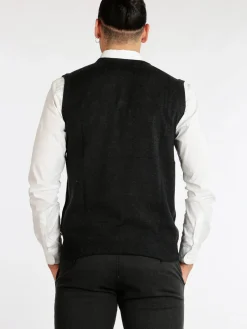 Occhi&Belli Gilet in maglia da uomo in misto cachemire