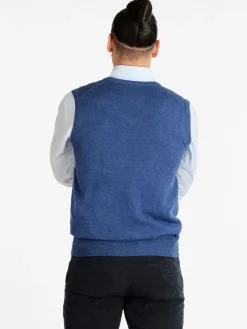 Occhi&Belli Gilet in maglia da uomo in misto cachemire
