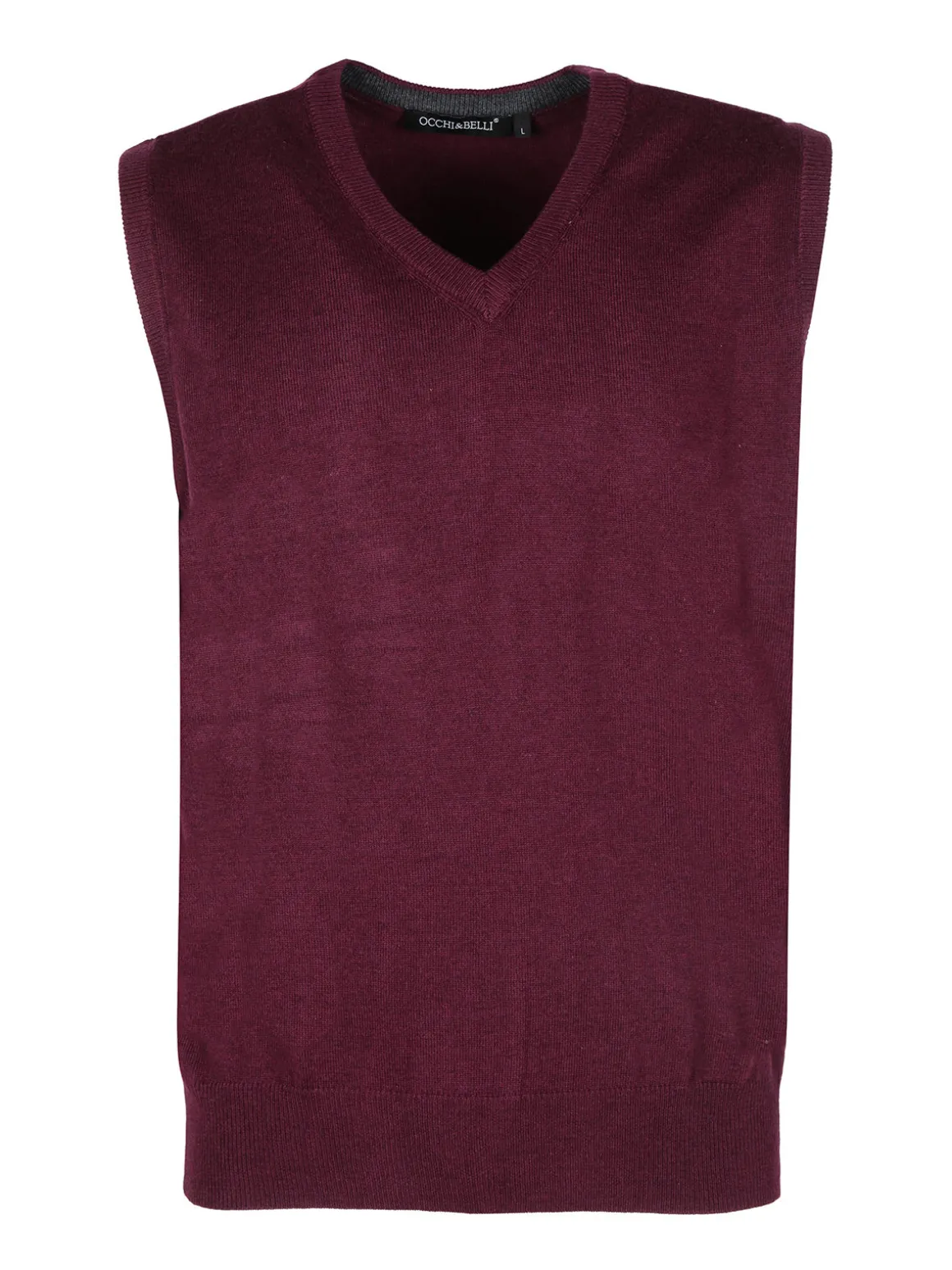 Occhi&Belli Gilet in maglia da uomo in misto cachemire
