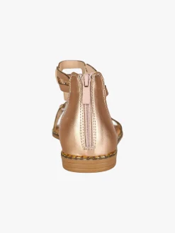 Olivia Sandali bassi da donna chiusi sul tallone con zip - rosa