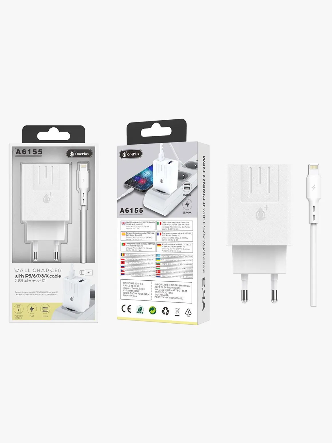 Oneplus Caricabatterie con cavo per i phone
