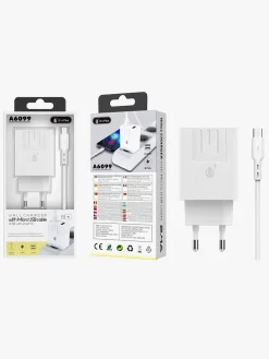Oneplus Caricatore da parete con cavo micro usb
