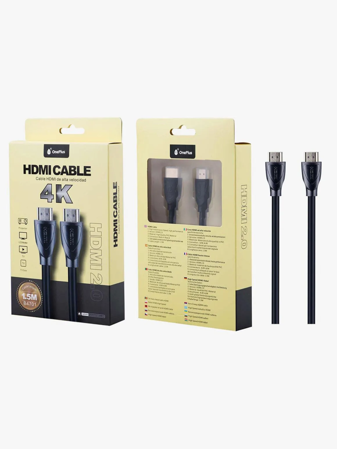Oneplus Cavo HDMI ad alta velocità