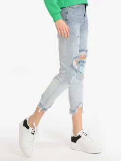 Only Jeans donna mom con strappi
