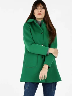 Only One Cappotto donna in panno con cappuccio
