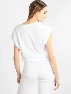 Ootd T-shirt donna oversize con stampa