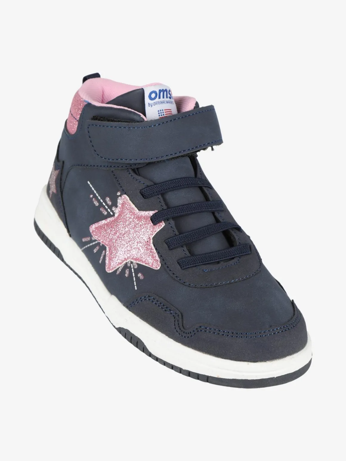 Original Marines Sneakers alte da ragazza con strappo
