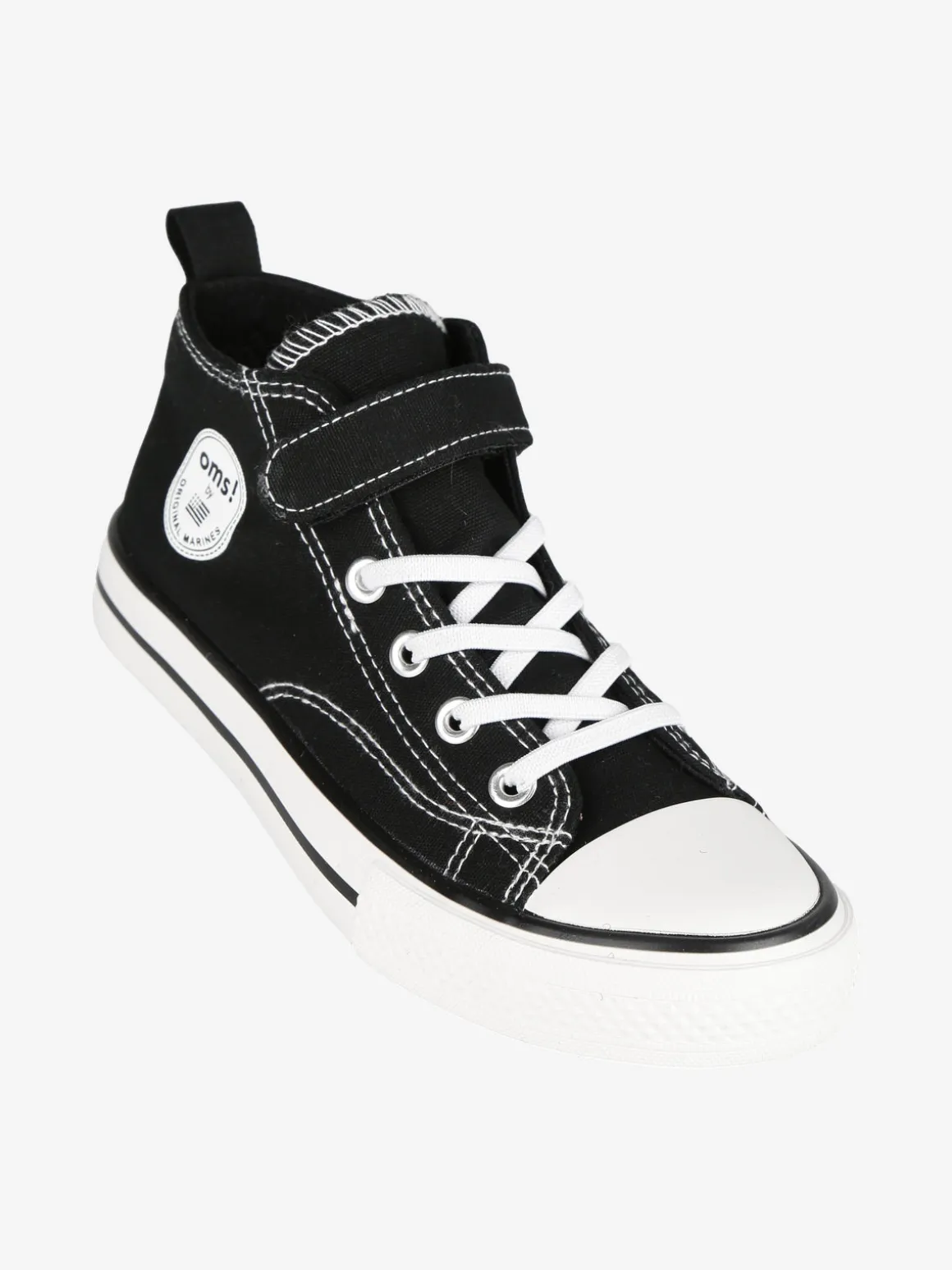 Original Marines Sneakers alte in tela da ragazzo con strappo