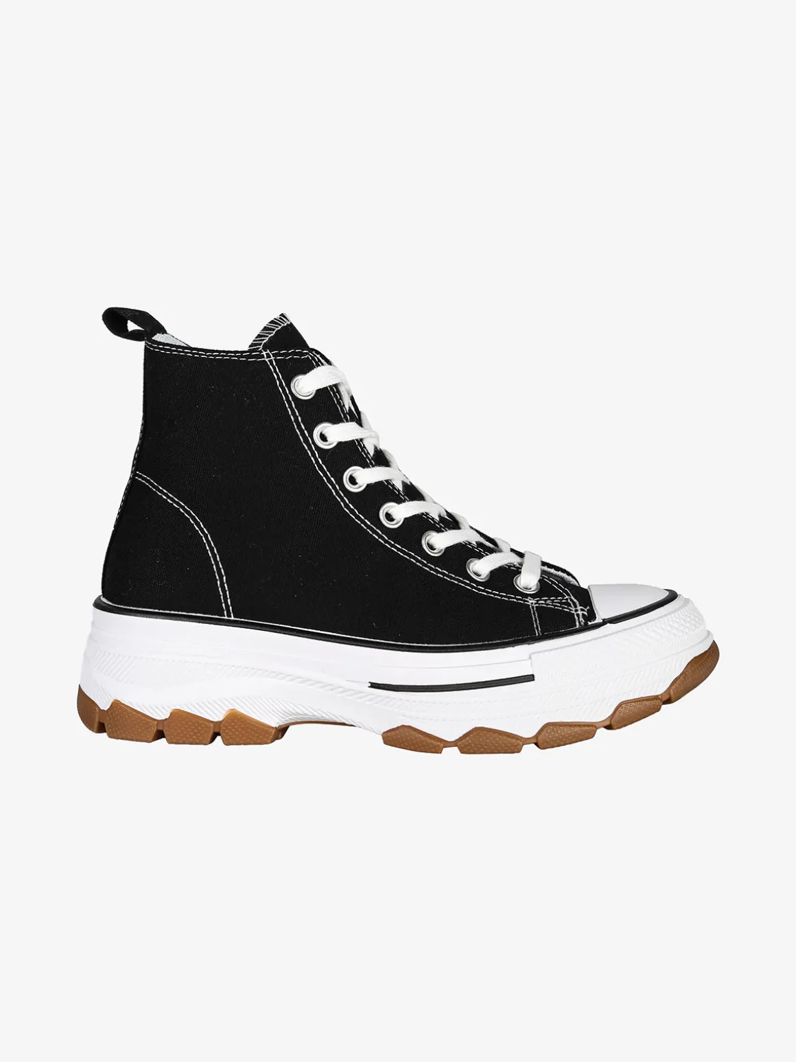 Original Marines Sneakers alte da donna in tela con suola alta