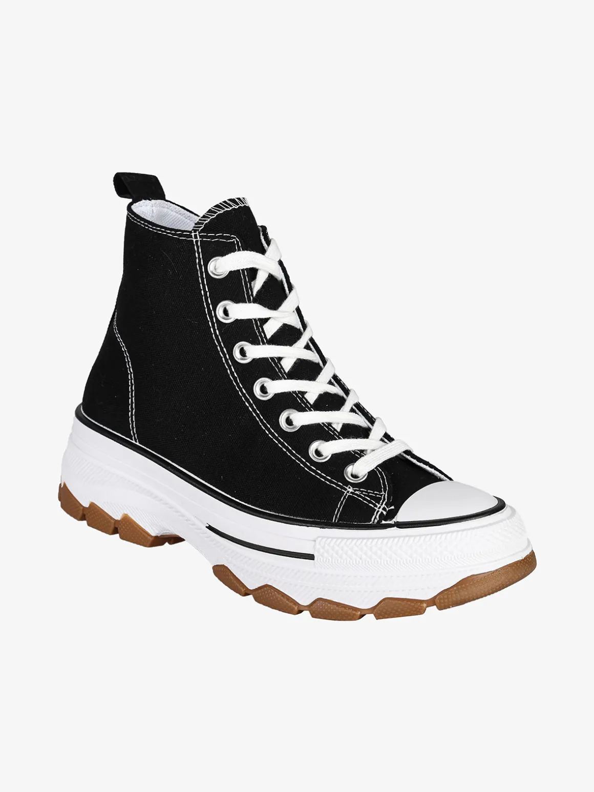 Original Marines Sneakers alte da donna in tela con suola alta