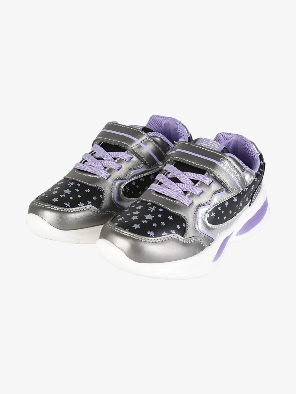 Original Marines Sneakers da bambina con luci e chiusura a strappo