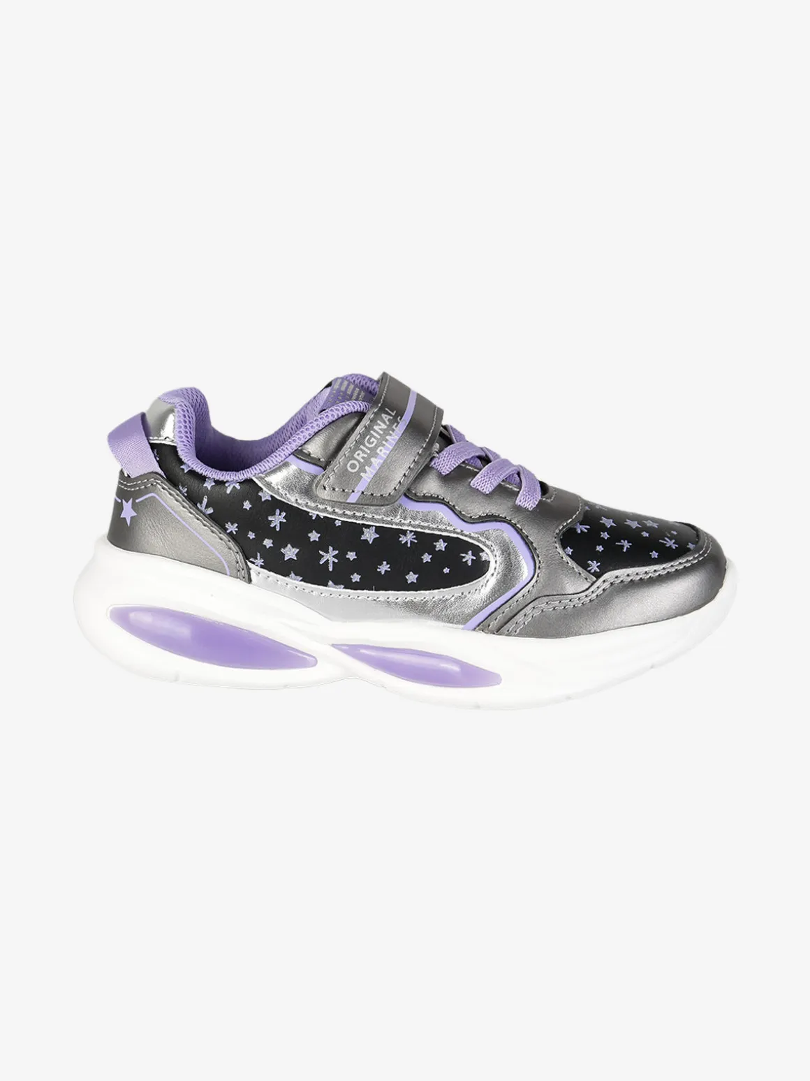 Original Marines Sneakers da bambina con luci e chiusura a strappo