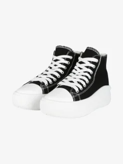 Original Marines Sneakers donna alte in tessuto con platform