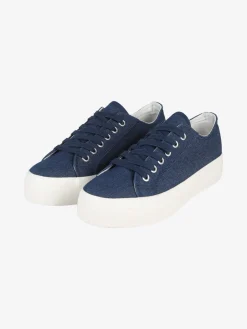 Original Marines Sneakers donna in tela con platform