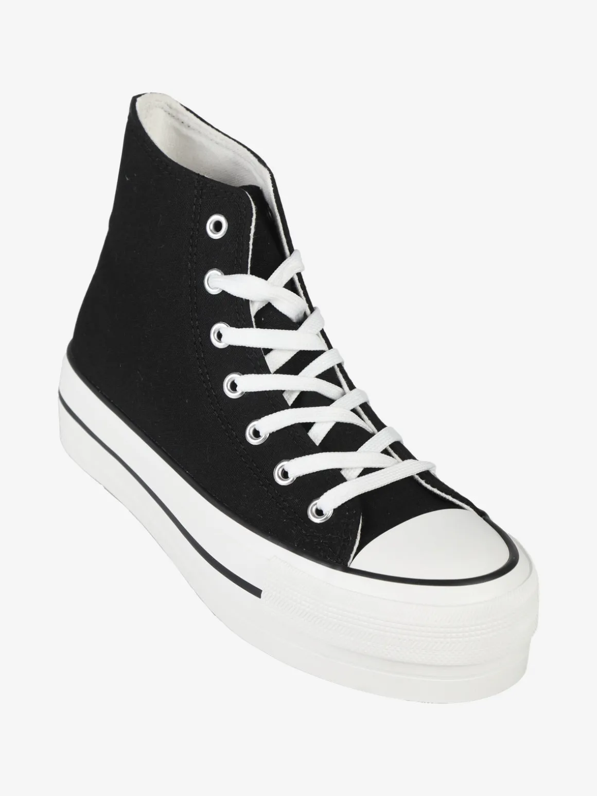 Original Marines Sneakers donna alte in tela con platform