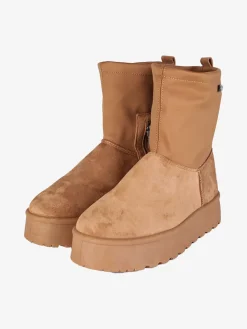 Original Marines Stivali donna scamosciati con platform e interno peloso