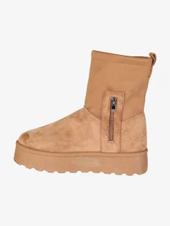 Original Marines Stivali donna scamosciati con platform e interno peloso