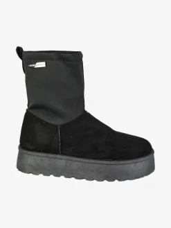 Original Marines Stivali donna scamosciati con platform e interno peloso