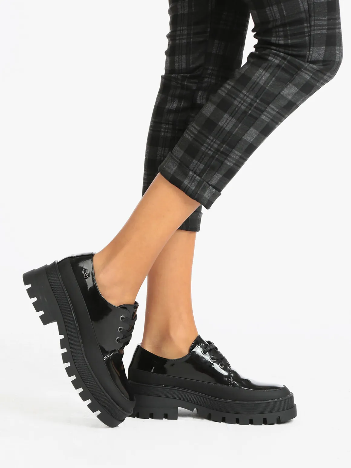 Osey Francesine da donna in vernice con platform