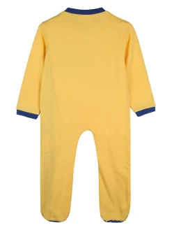 Pastello Pigiama intero da neonato con zip intera - giallo