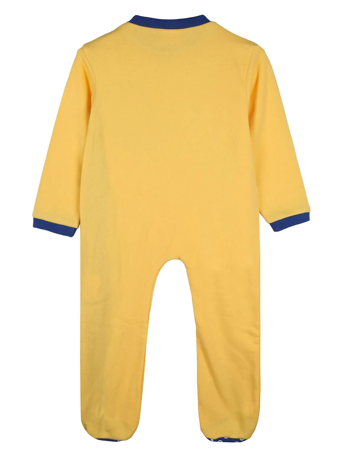 Pastello Pigiama intero da neonato con zip intera - giallo