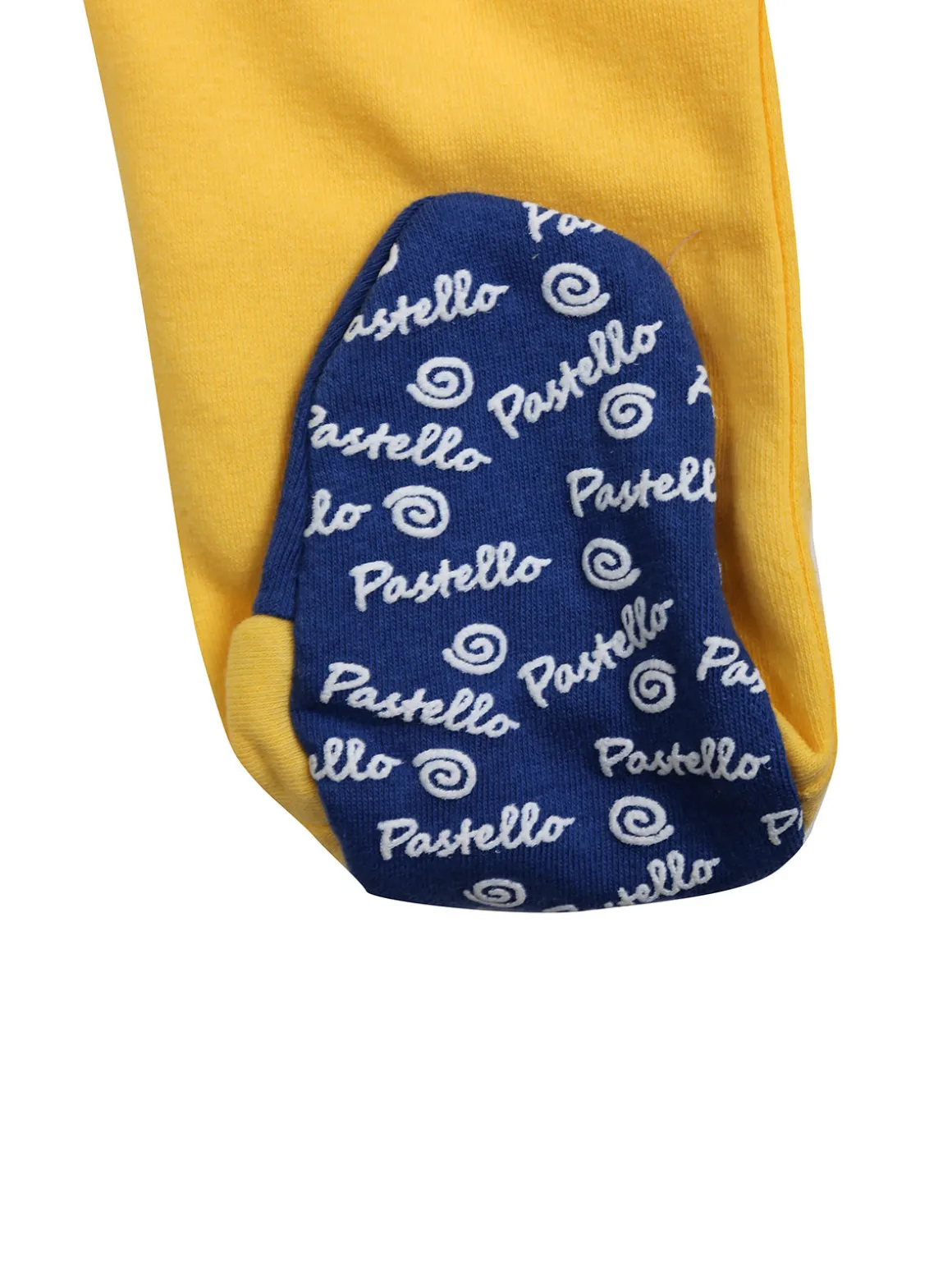 Pastello Pigiama intero da neonato con zip intera - giallo