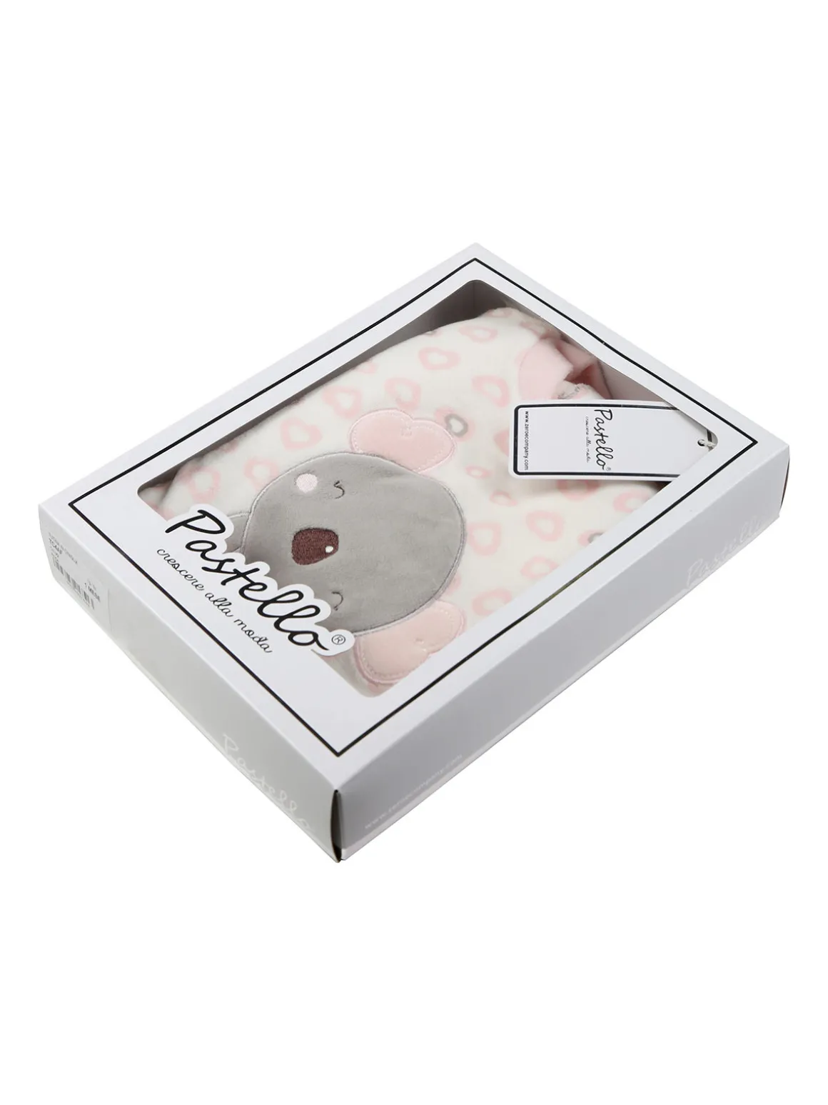 Pastello Tutina in ciniglia da neonata - fucsia