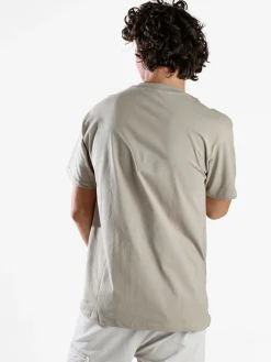 Paterson T-shirt girocollo da uomo in cotone - sabbia