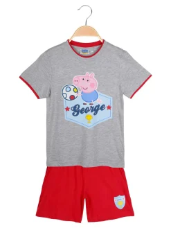 Peppa Pig Pigiama corto bimbo con stampa george