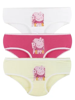 Peppa Pig Tris di slip bambina in cotone