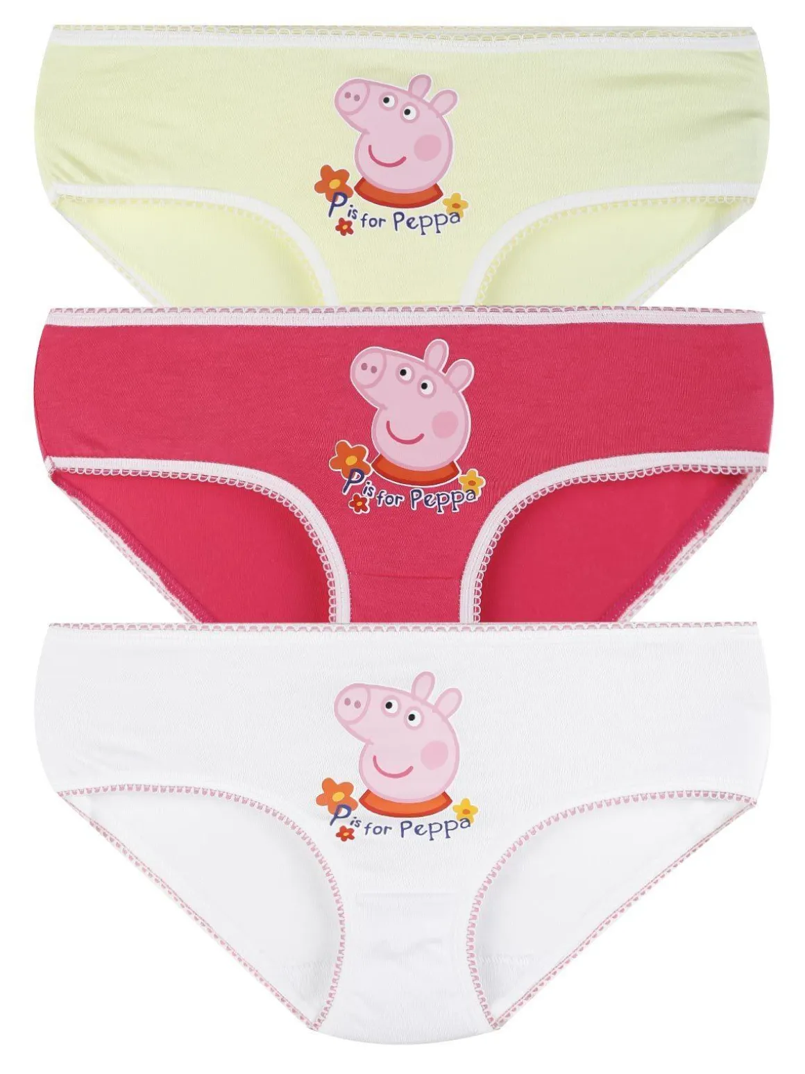 Peppa Pig Tris slip bambina con stampa