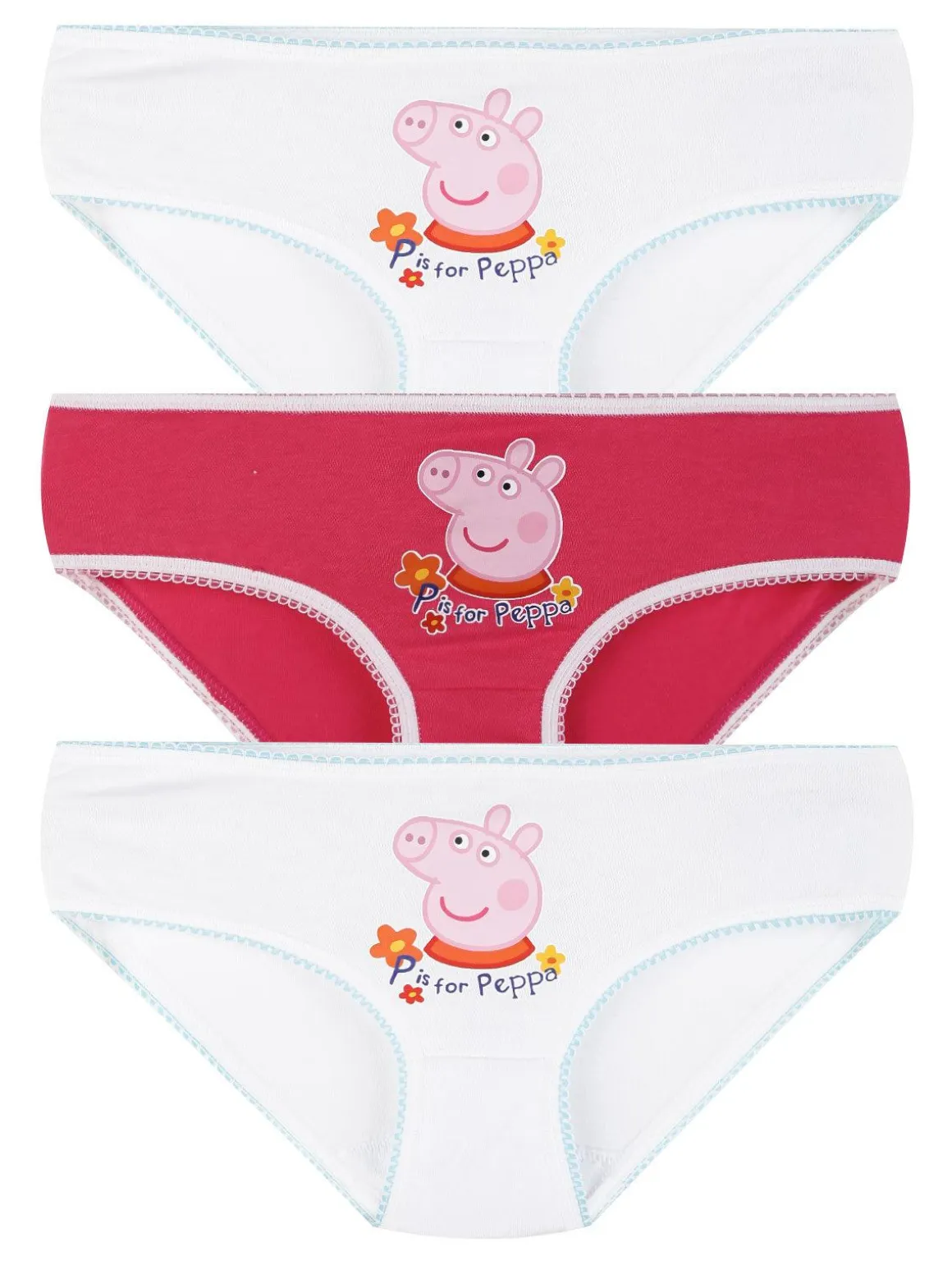 Peppa Pig Tris slip bambina in cotone
